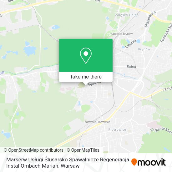 Marserw Usługi Ślusarsko Spawalnicze Regeneracja Instal Ombach Marian map