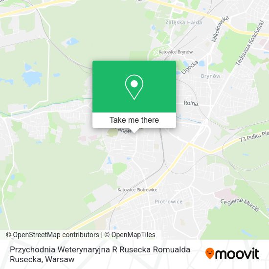 Przychodnia Weterynaryjna R Rusecka Romualda Rusecka map