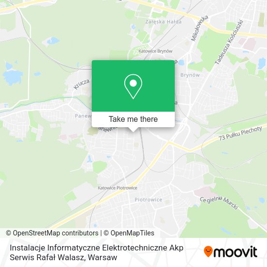 Instalacje Informatyczne Elektrotechniczne Akp Serwis Rafał Walasz map