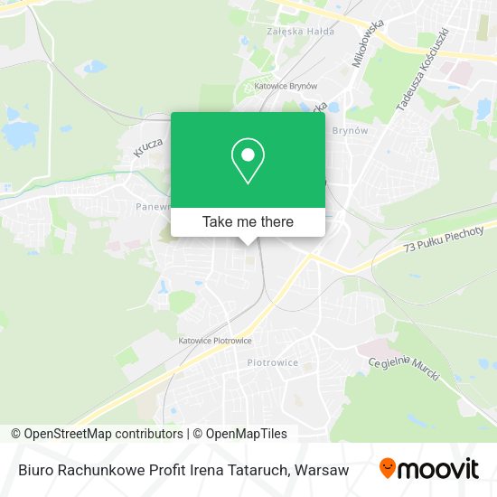 Biuro Rachunkowe Profit Irena Tataruch map