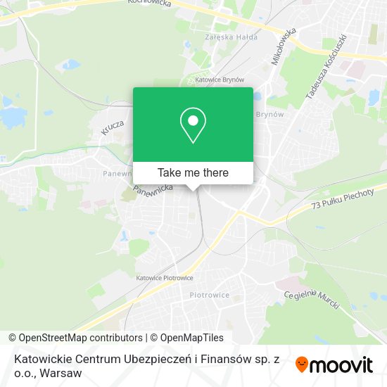 Katowickie Centrum Ubezpieczeń i Finansów sp. z o.o. map