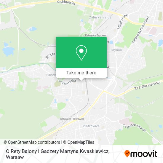 O Rety Balony i Gadzety Martyna Kwaskiewicz map