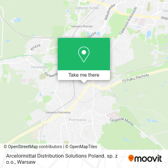 Карта Arcelormittal Distribution Solutions Poland. sp. z o.o.