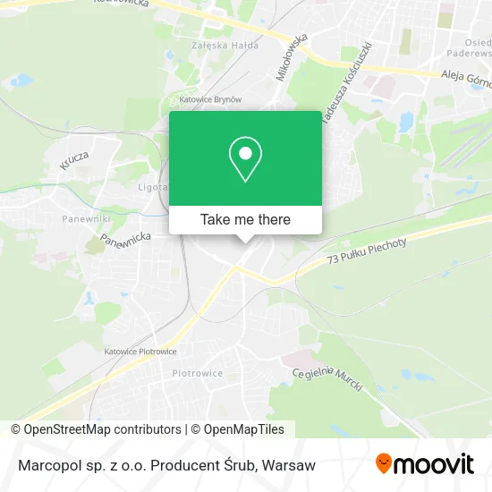 Карта Marcopol sp. z o.o. Producent Śrub