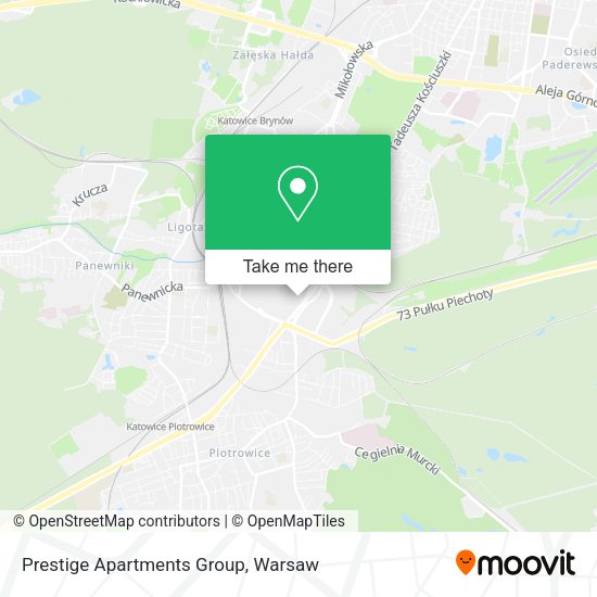 Prestige Apartments Group map