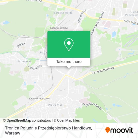 Tronica Południe Przedsiębiorstwo Handlowe map