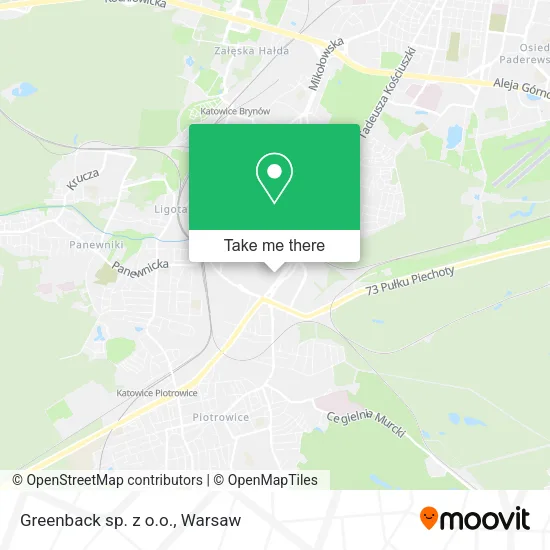 Карта Greenback sp. z o.o.