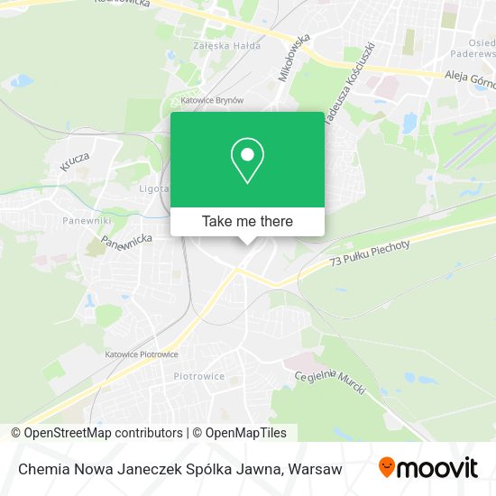 Chemia Nowa Janeczek Spólka Jawna map