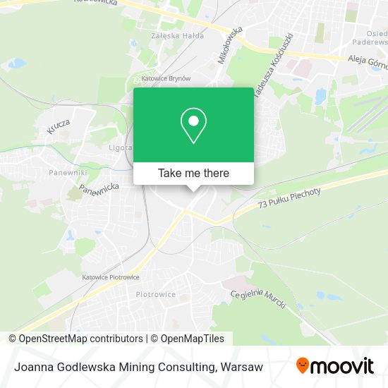 Карта Joanna Godlewska Mining Consulting