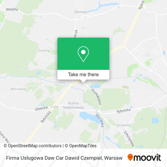 Firma Uslugowa Daw Car Dawid Czempiel map