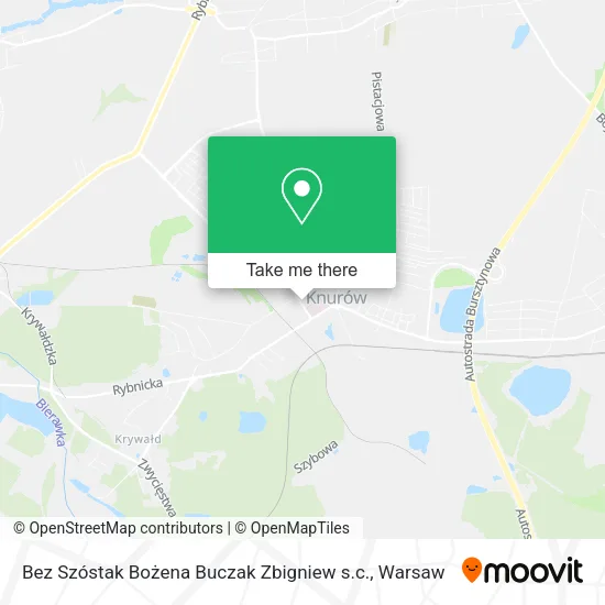 Карта Bez Szóstak Bożena Buczak Zbigniew s.c.