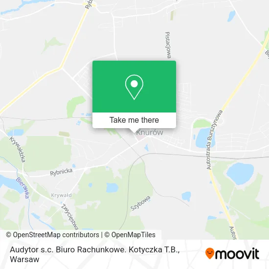 Карта Audytor s.c. Biuro Rachunkowe. Kotyczka T.B.