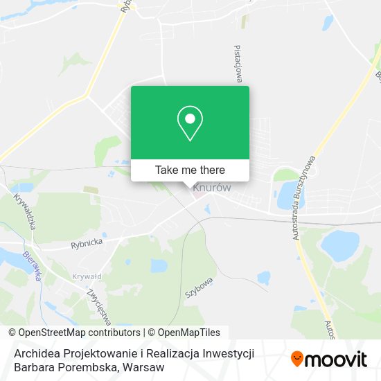 Archidea Projektowanie i Realizacja Inwestycji Barbara Porembska map