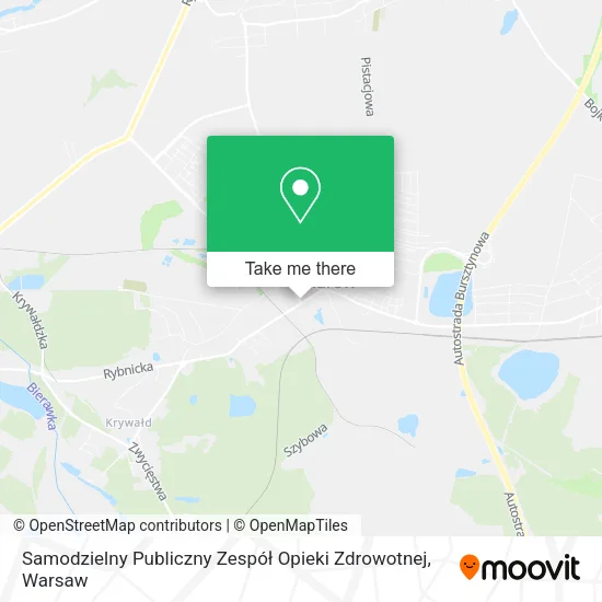 Карта Samodzielny Publiczny Zespół Opieki Zdrowotnej