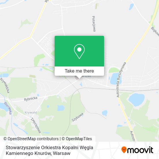 Stowarzyszenie Orkiestra Kopalni Węgla Kamiennego Knurów map