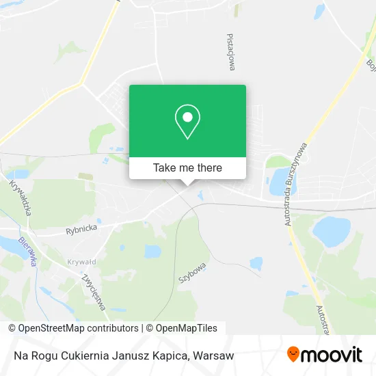 Карта Na Rogu Cukiernia Janusz Kapica