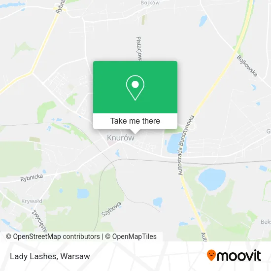 Lady Lashes map