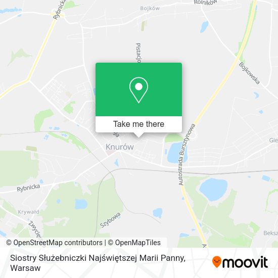 Siostry Służebniczki Najświętszej Marii Panny map