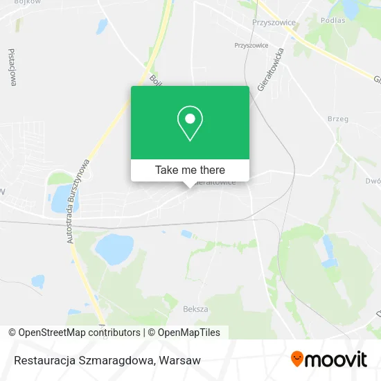 Карта Restauracja Szmaragdowa