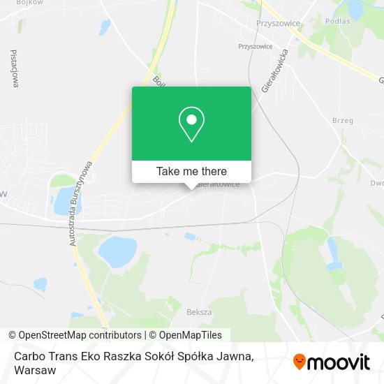 Carbo Trans Eko Raszka Sokół Spółka Jawna map