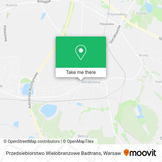 Przedsiebiorstwo Wielobranzowe Badtrans map