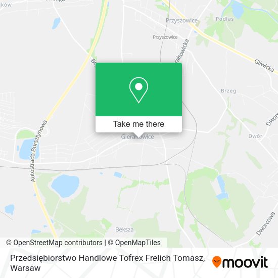 Przedsiębiorstwo Handlowe Tofrex Frelich Tomasz map