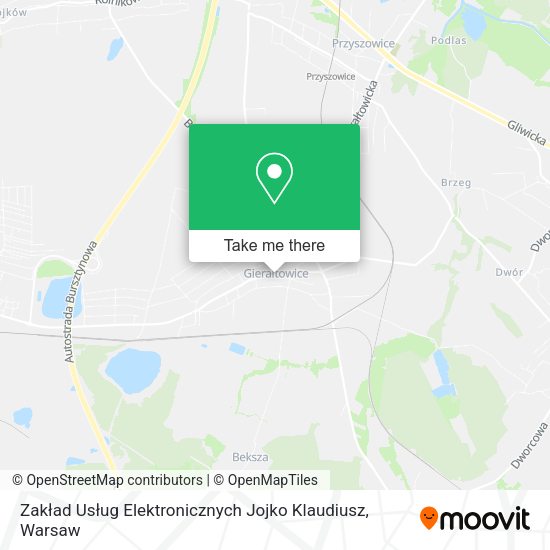 Zakład Usług Elektronicznych Jojko Klaudiusz map