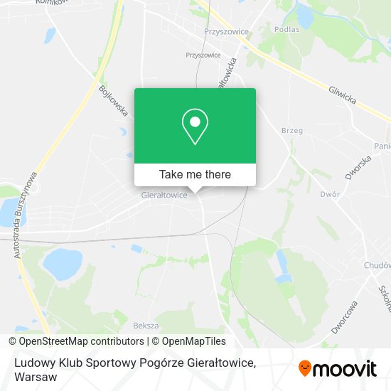 Ludowy Klub Sportowy Pogórze Gierałtowice map