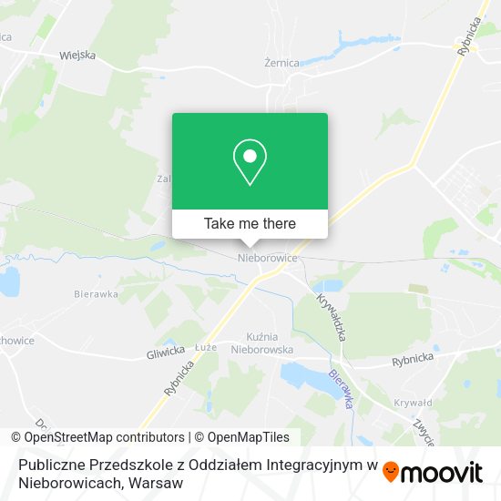 Publiczne Przedszkole z Oddziałem Integracyjnym w Nieborowicach map