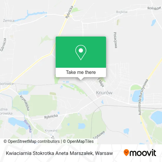 Карта Kwiaciarnia Stokrotka Aneta Marszałek