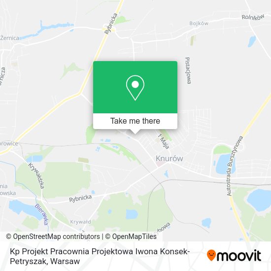 Kp Projekt Pracownia Projektowa Iwona Konsek-Petryszak map