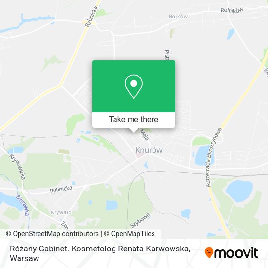 Różany Gabinet. Kosmetolog Renata Karwowska map