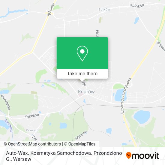 Auto-Wax. Kosmetyka Samochodowa. Przondziono G. map