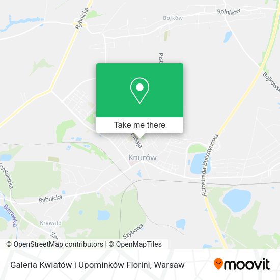 Galeria Kwiatów i Upominków Florini map