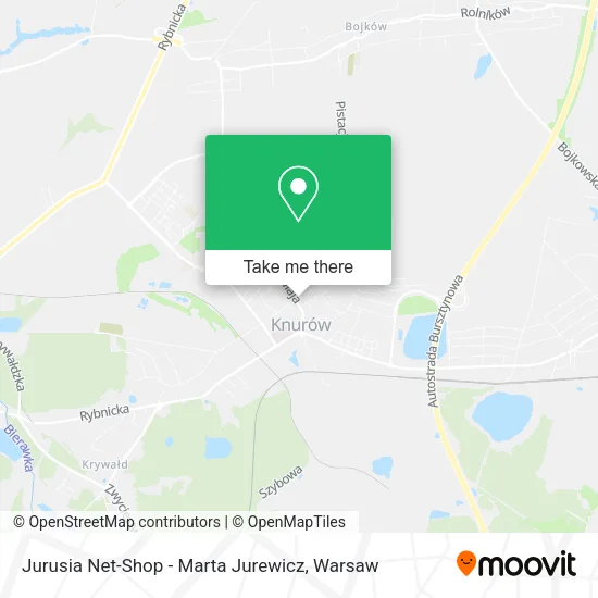 Карта Jurusia Net-Shop - Marta Jurewicz