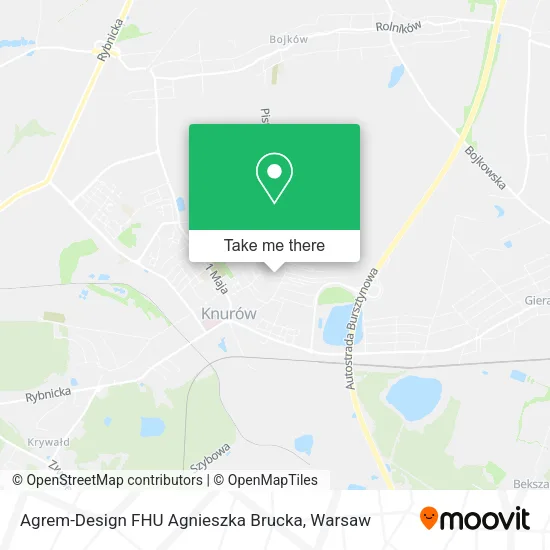 Agrem-Design FHU Agnieszka Brucka map