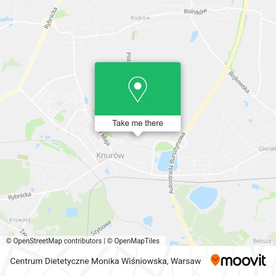 Centrum Dietetyczne Monika Wiśniowska map