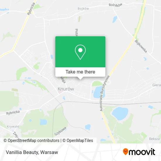 Vanillia Beauty map