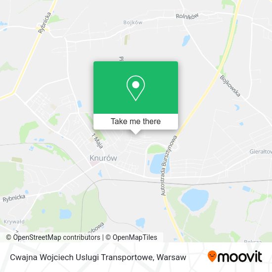 Cwajna Wojciech Uslugi Transportowe map