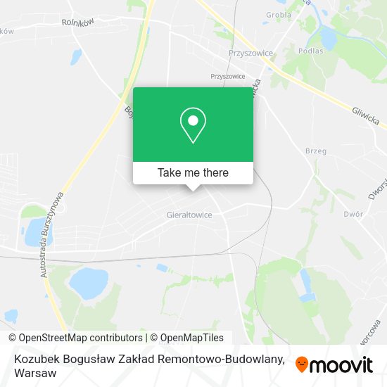 Kozubek Bogusław Zakład Remontowo-Budowlany map