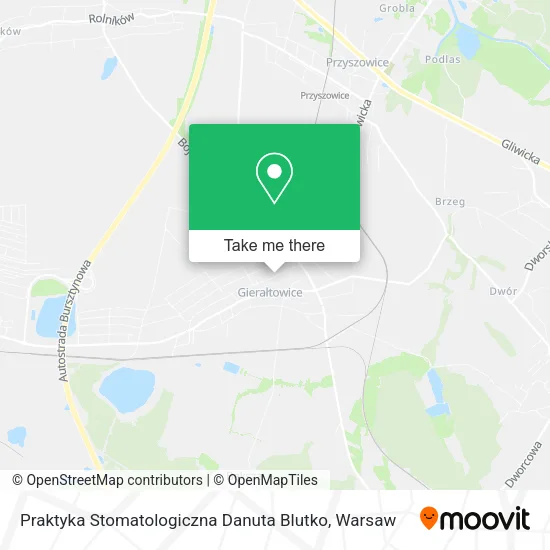 Карта Praktyka Stomatologiczna Danuta Blutko