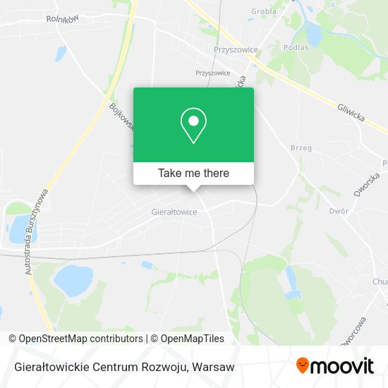 Gierałtowickie Centrum Rozwoju map