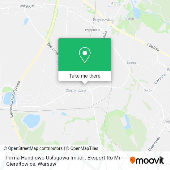 Firma Handlowo Usługowa Import Eksport Ro Mi - Gierałtowice map