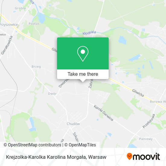 Krejzolka-Karolka Karolina Morgała map