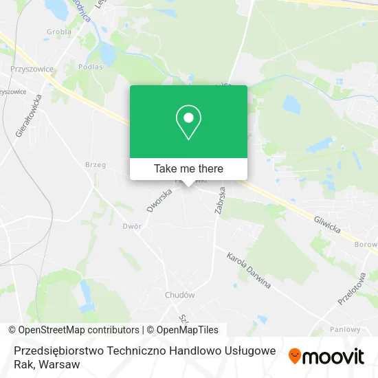 Карта Przedsiębiorstwo Techniczno Handlowo Usługowe Rak