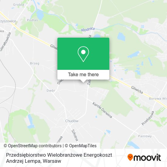 Przedsiębiorstwo Wielobranżowe Energokoszt Andrzej Lempa map