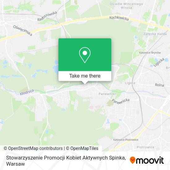 Карта Stowarzyszenie Promocji Kobiet Aktywnych Spinka