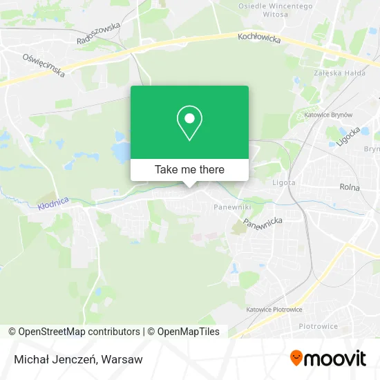 Michał Jenczeń map