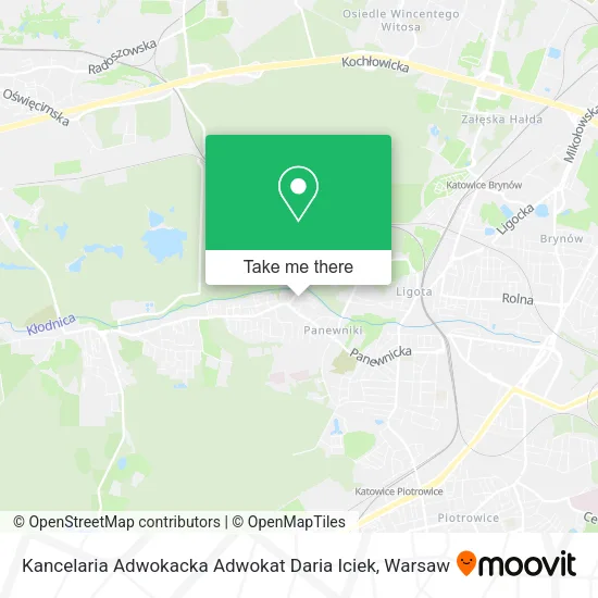 Карта Kancelaria Adwokacka Adwokat Daria Iciek