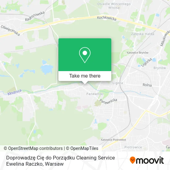 Карта Doprowadzę Cię do Porządku Cleaning Service Ewelina Raczko